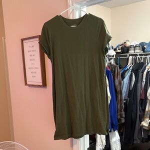 Green T-Shirt Dress